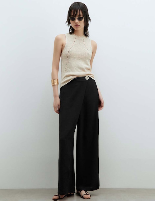 Pantalón amplio para mujer 1