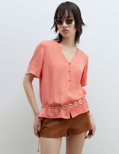 Blusa manga corta para mujer Blusa manga corta para mujer