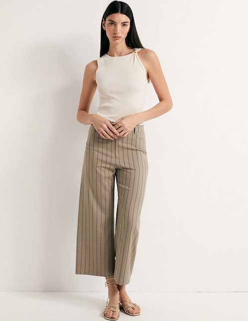 PANTALON CULOTTE RAYAS
