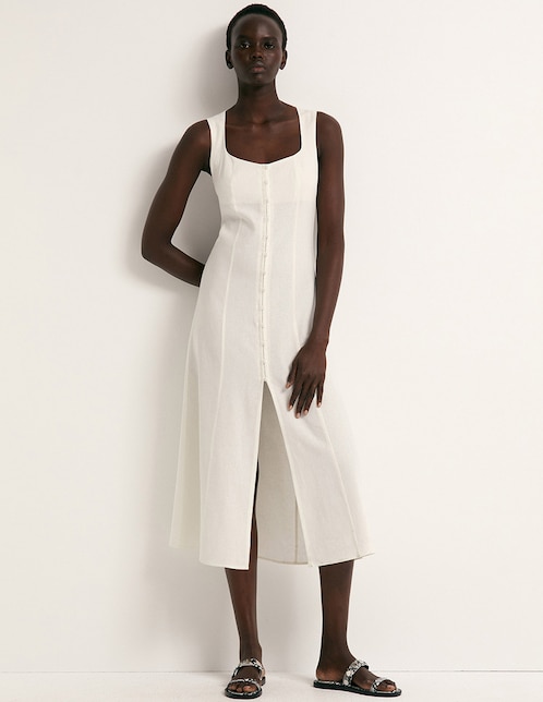 Vestido crop casual Sfera para mujer