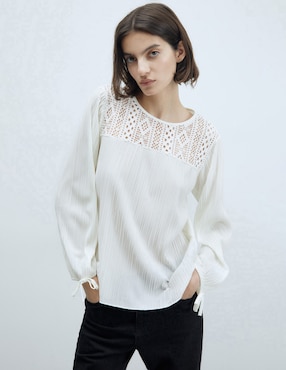 Blusa Sfera Manga Larga Para Mujer