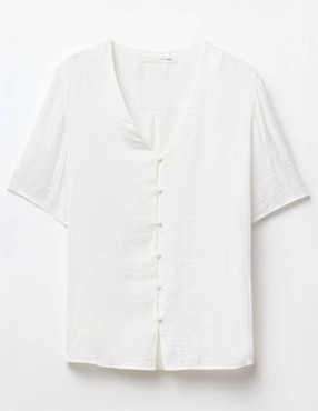 Blusa Sfera manga corta para mujer