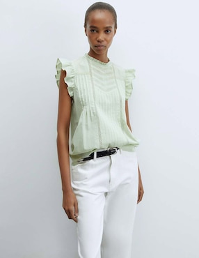 Blusa Sfera manga corta para mujer