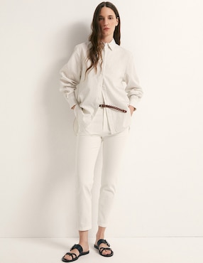 Pantalón chino Sfera skinny para mujer