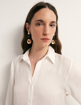 Camisa Sfera manga larga para mujer
