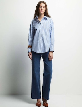 Camisa Sfera manga larga para mujer