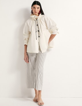 Pantalón capri Sfera recto para mujer