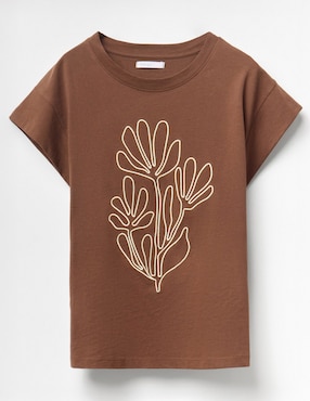 Camiseta Sfera cuello redondo manga corta de algodón