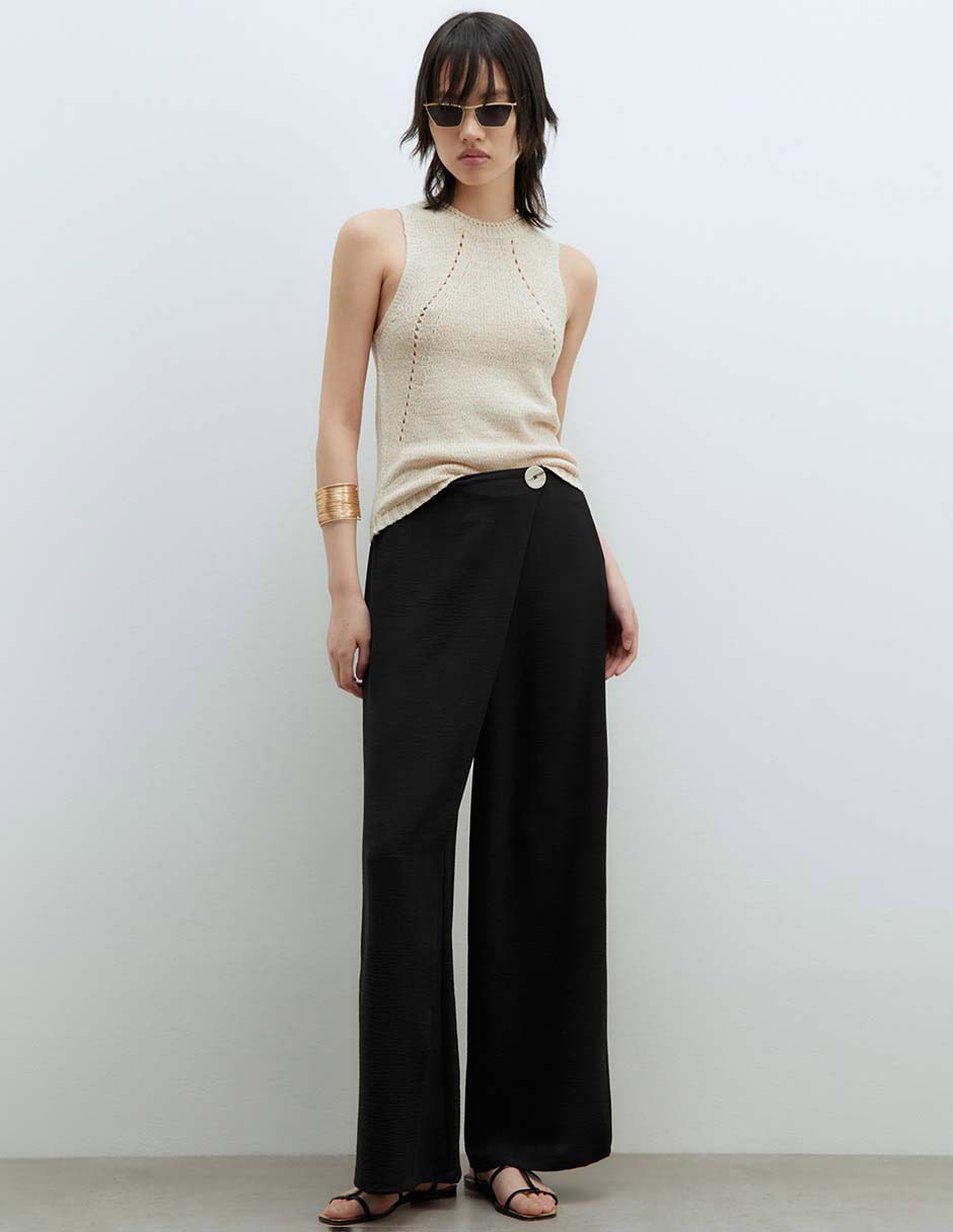 Pantalón amplio para mujer 1