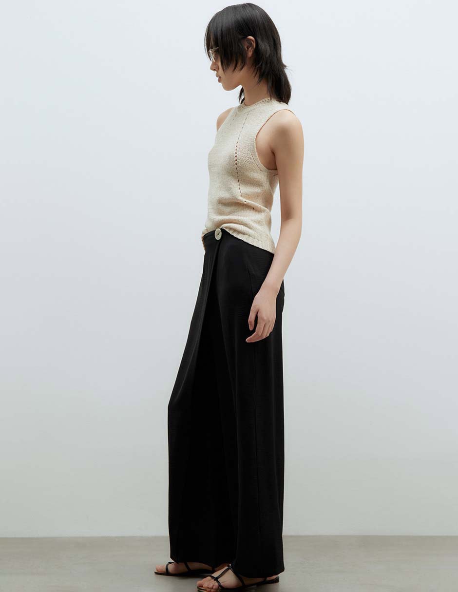 Pantalón amplio para mujer 4