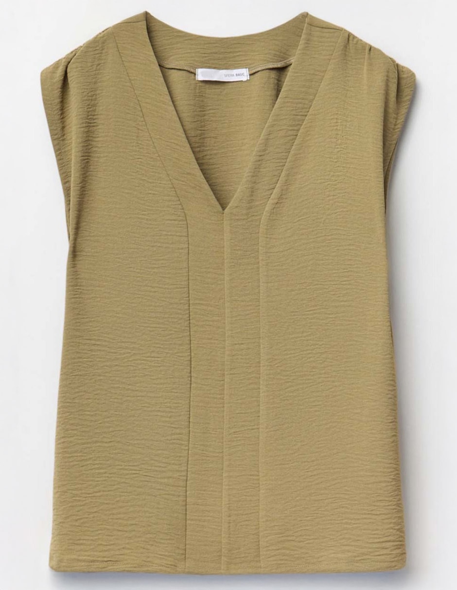 Blusa Sfera manga corta para mujer