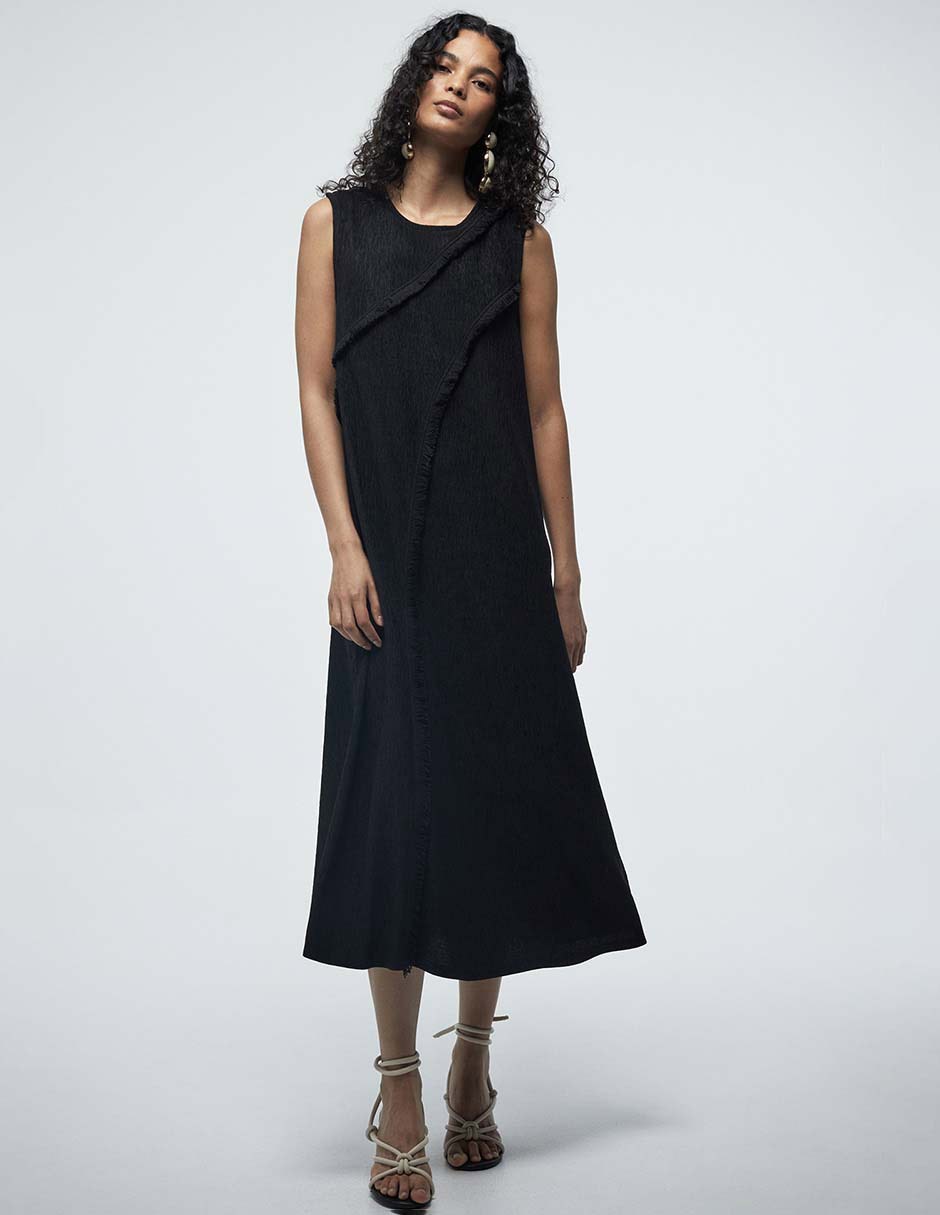 Vestido midi casual para mujer Vestido midi casual para mujer