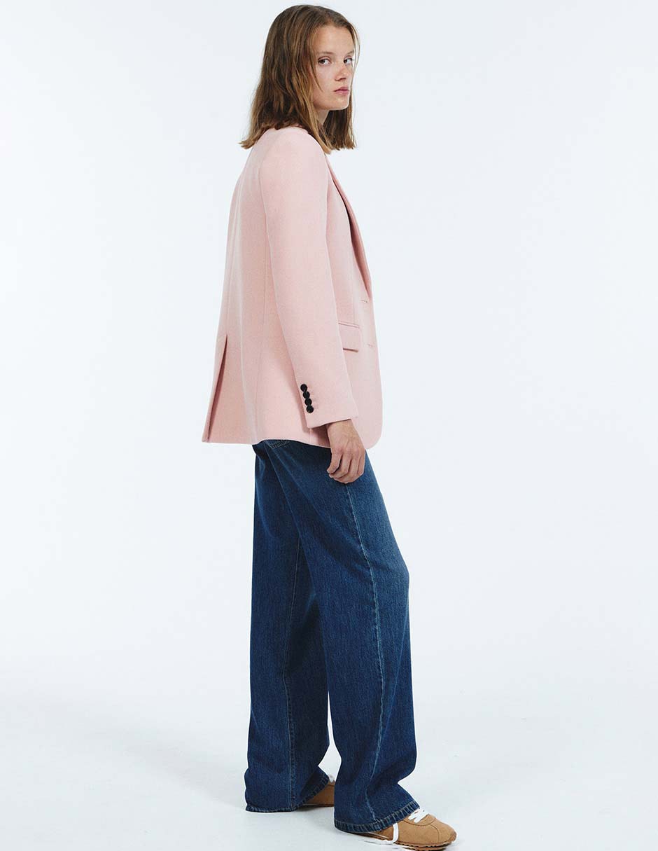 Jeans wide leg cintura para mujer 6