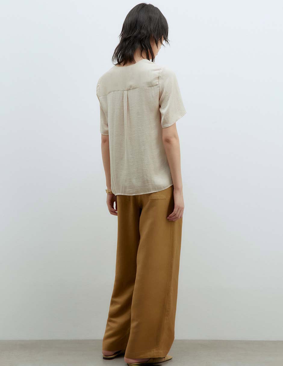 BLUSA MANGA CORTA BOTONES