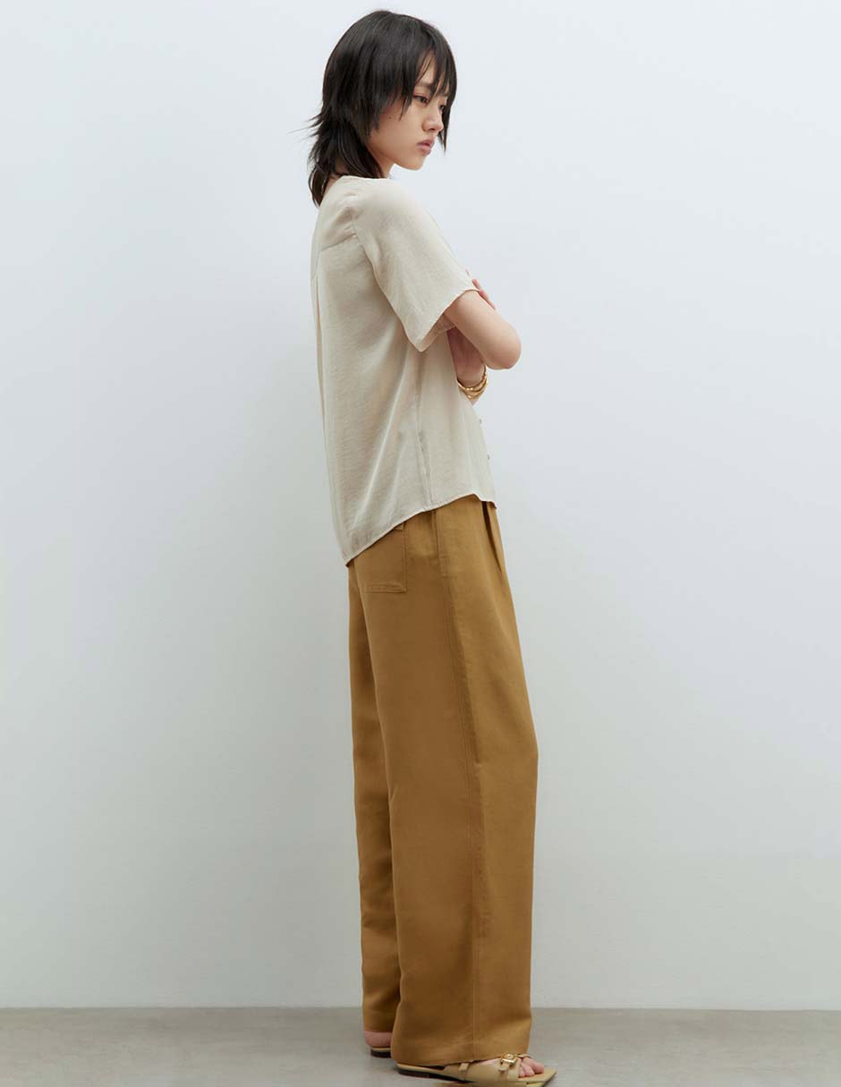 BLUSA MANGA CORTA BOTONES