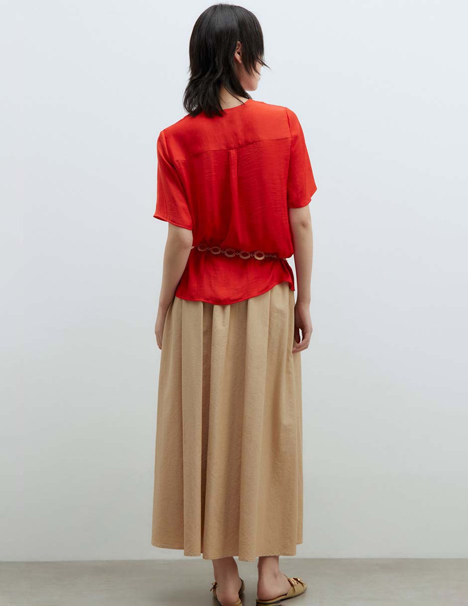 BLUSA MANGA CORTA BOTONES