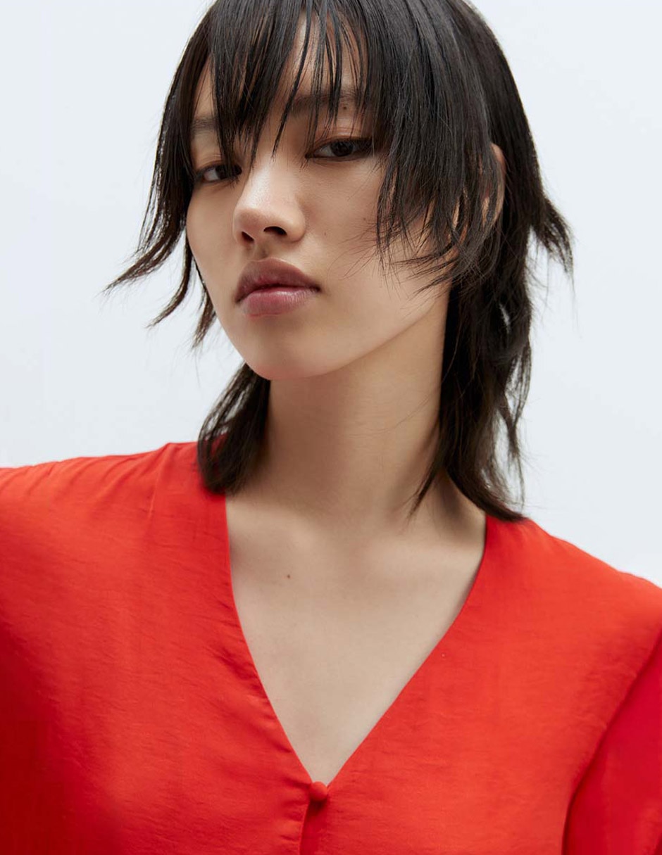 BLUSA MANGA CORTA BOTONES