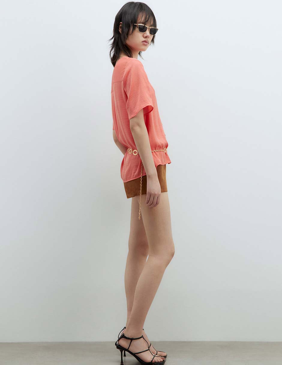 BLUSA MANGA CORTA BOTONES