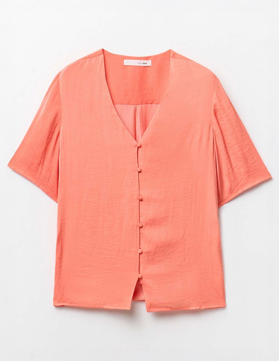 BLUSA MANGA CORTA BOTONES