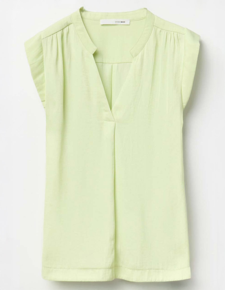 Camisa manga corta para mujer 6