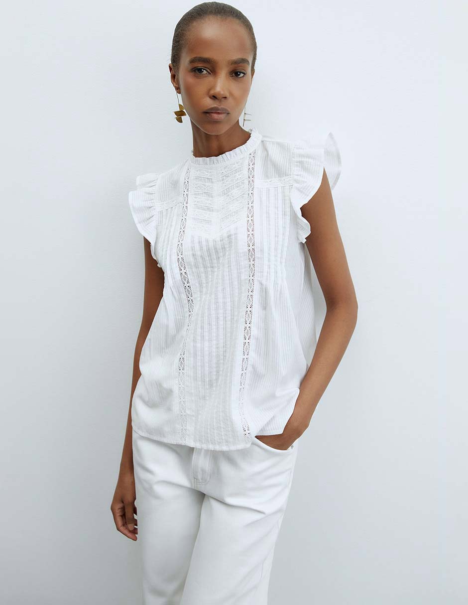 Blusa Sfera manga corta para mujer 1