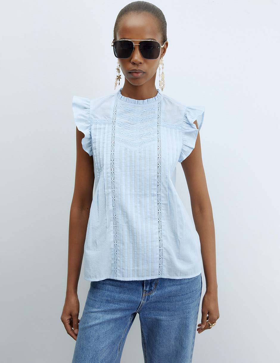 Blusa Sfera manga corta para mujer Blusa Sfera manga corta para mujer