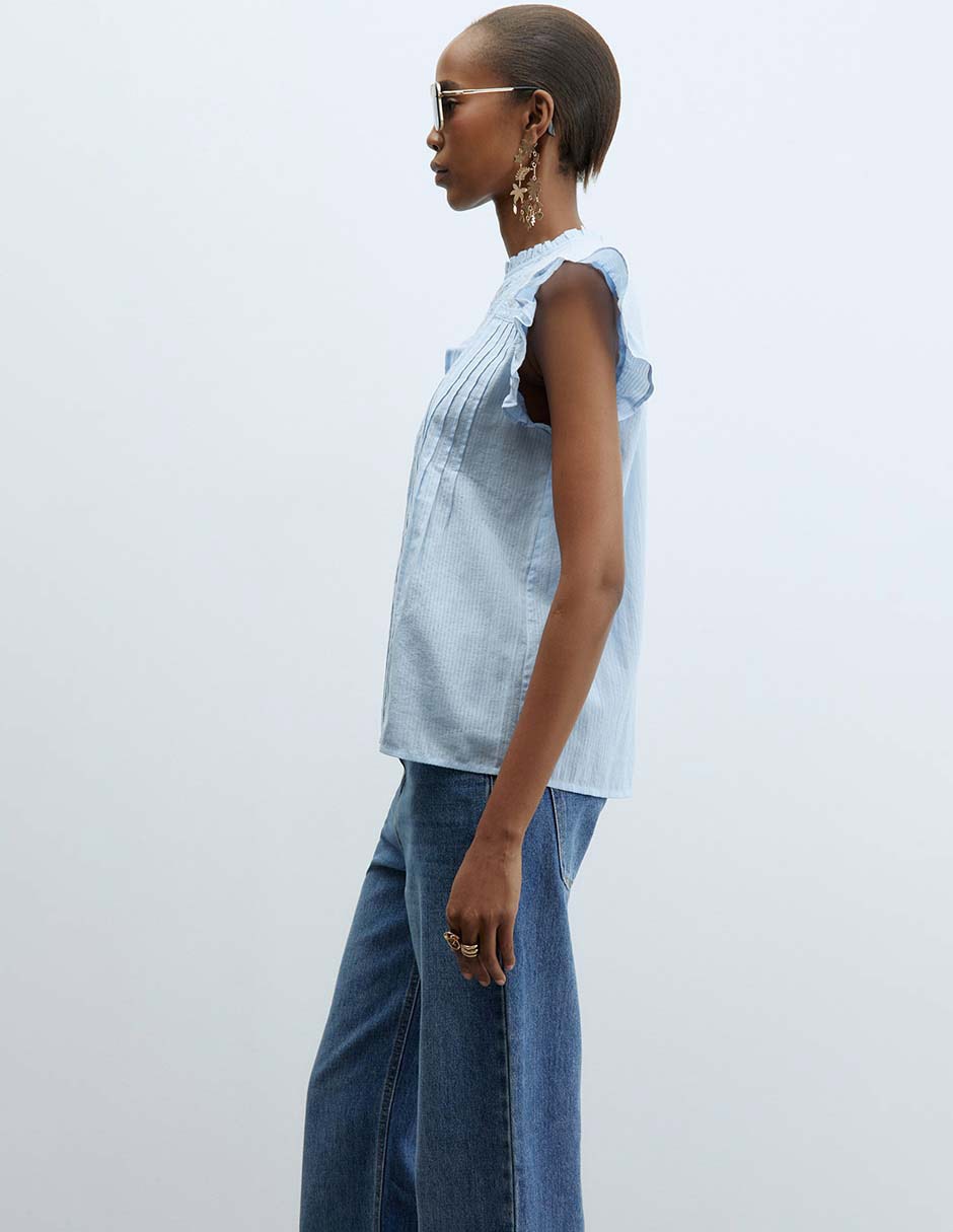 Blusa Sfera manga corta para mujer