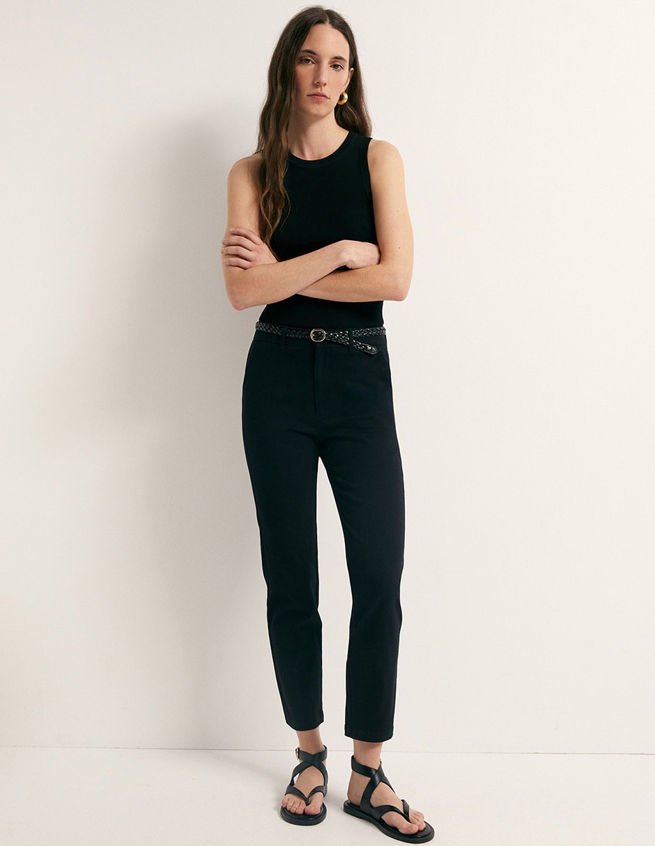 Pantalón chino skinny para mujer Pantalón chino skinny para mujer