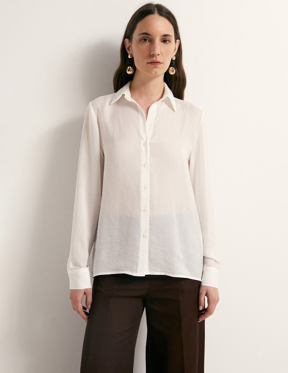 Camisa manga larga para mujer