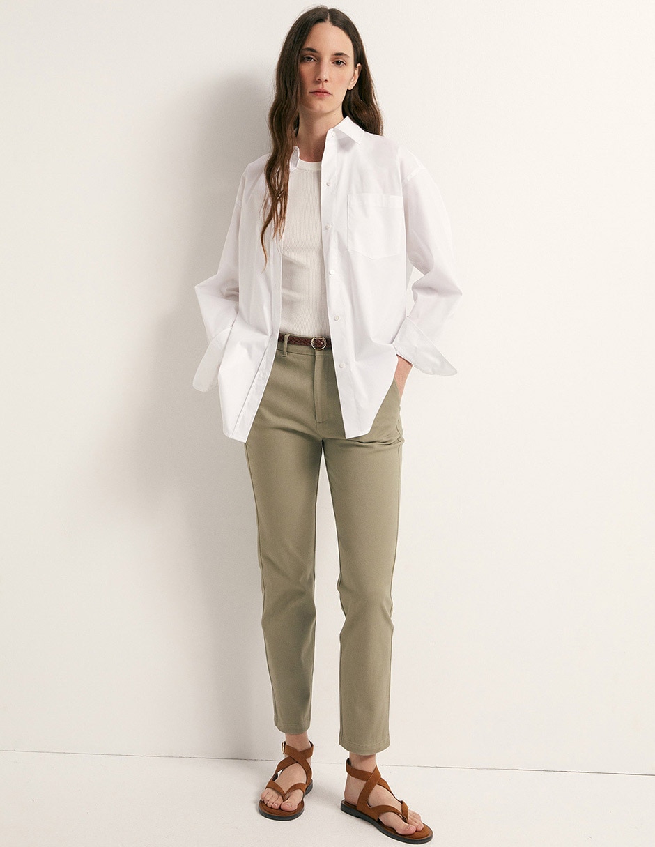 Pantalón straight para mujer