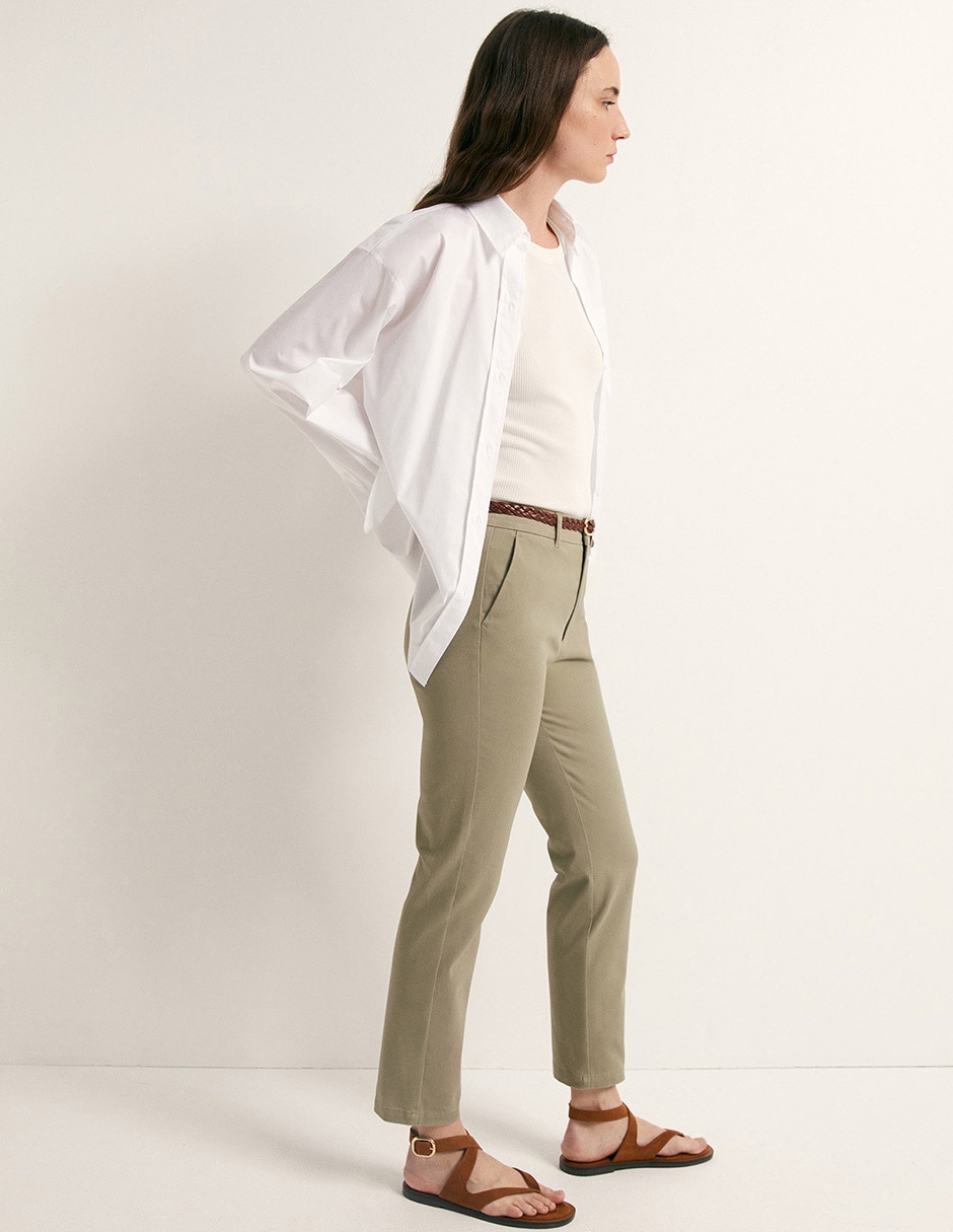 Pantalón straight para mujer 2