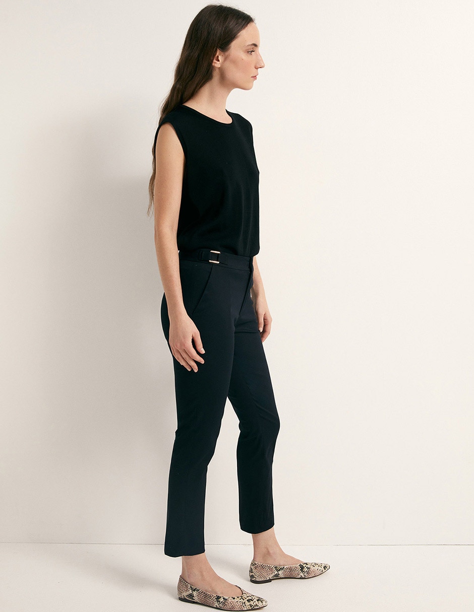 Pantalón de vestir slim para mujer 2