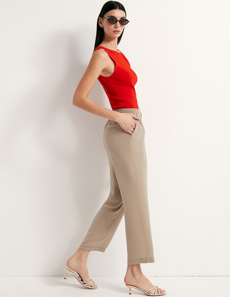 Pantalón regular para mujer 3