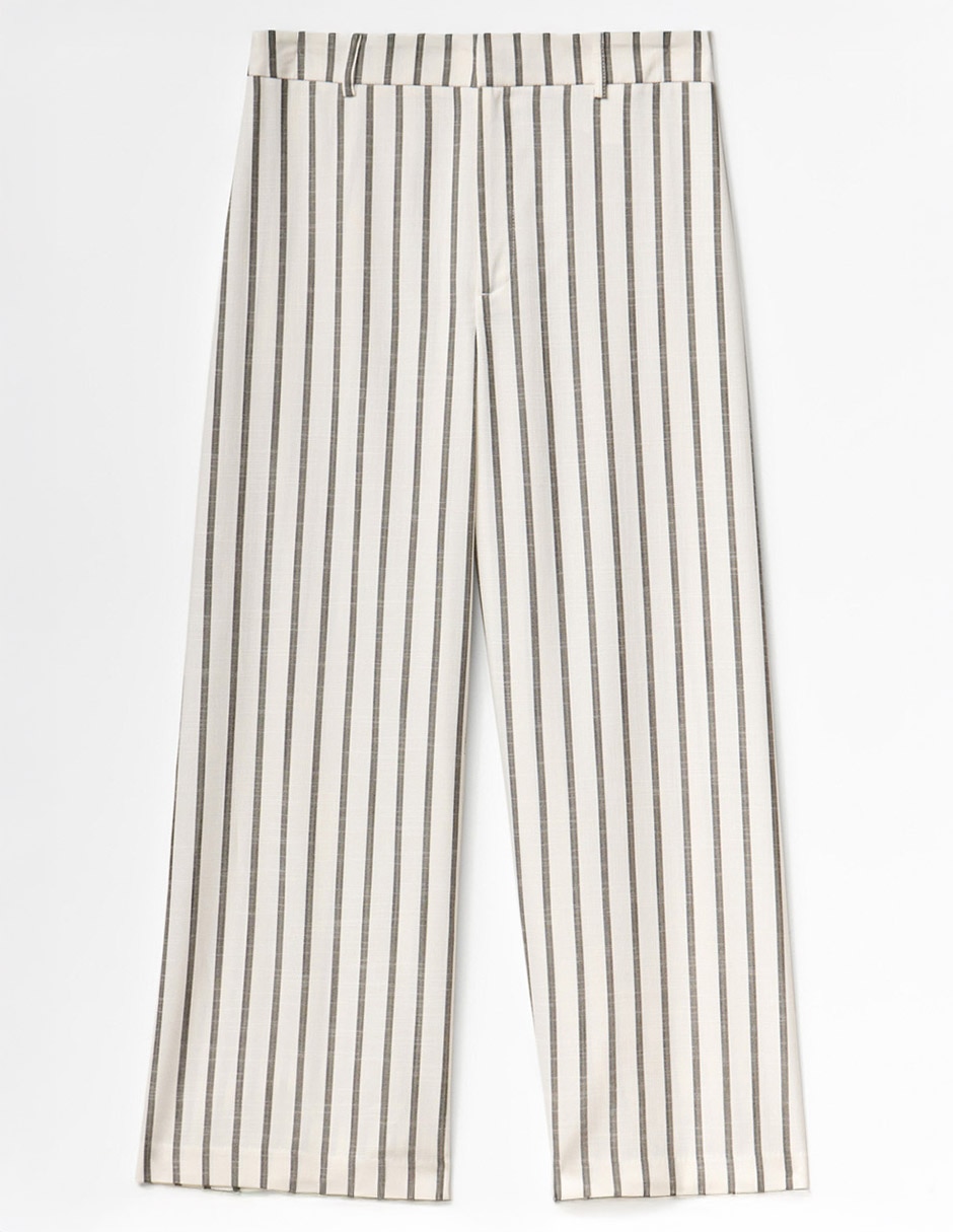 Pantalón capri recto para mujer 4