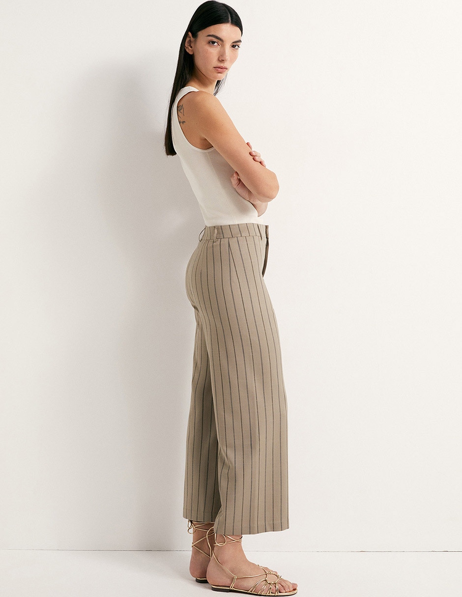 PANTALON CULOTTE RAYAS