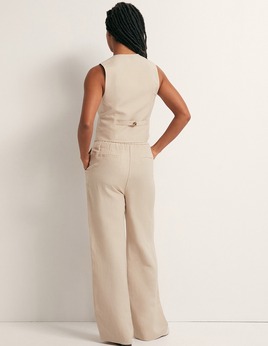 PANTALON VESTIR LINO